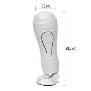 Âm đạo giả gắn tường CRAZY BULL rung nhiều chế độ pin sạc