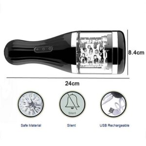 Âm đạo giả cao cấp Dibe rung xoay đảo chiều mút bú tự động