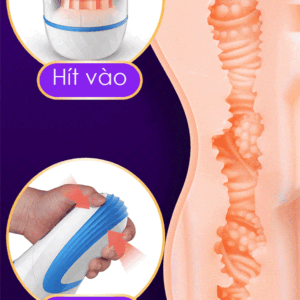 Âm đạo giả lenten AMT AirCraft Cup rung co bóp có âm thanh