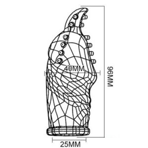 Bao cao su đôn phần đầu dương vật JIHAD SERIES kích thích