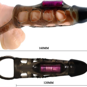 Bao cao su đôn dên rọ lưới MEN EXTENSION quai đeo có rung
