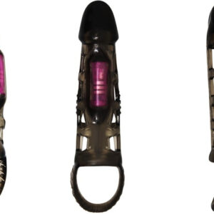 Bao cao su đôn dên rọ lưới MEN EXTENSION quai đeo có rung