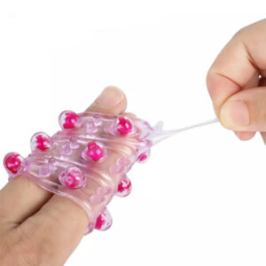 Vòng đeo dương vật silicone có bi mềm mại dùng nhiều lần