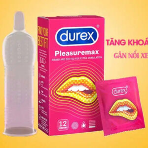 Bao cao su gân gai durex Pleasuremax hộp 12 chiếc