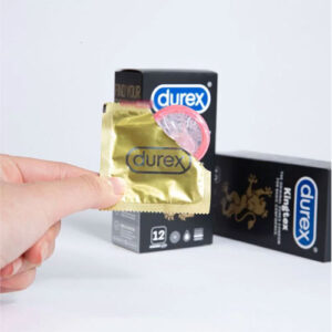 Bao cao su durex Kingtex size nhỏ ôm khít hộp 12 chiếc
