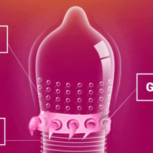 Bao cao su SUPER GOLD siêu gân gai bi đầu cực phê 12 chiếc