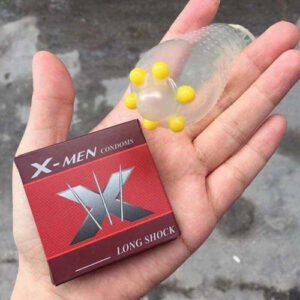 Combo 10 hộp 10 bao-Bao cao su X-MEN 6 bi đầu tăng khoái cảm