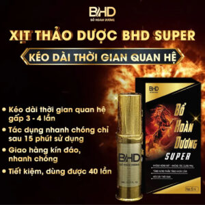 Chai xịt thảo dược BỔ HOÀN DƯƠNG SUPER 5ml