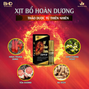 Chai xịt thảo dược BỔ HOÀN DƯƠNG SUPER 5ml