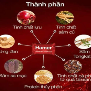 Kẹo sâm Hamer hàng Mỹ tăng cường sinh lý nam giới 5 viên