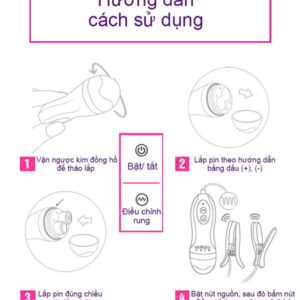 Đồ chơi bạo dâm máy rung kẹp ngực OMYSKY rung 10 chế độ