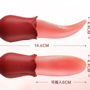 Lưỡi liếm âm đạo như thật silicone mềm mại 12 chế độ rung