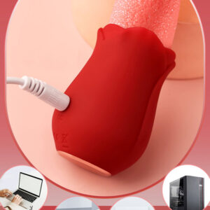 Lưỡi liếm âm đạo như thật silicone mềm mại 12 chế độ rung