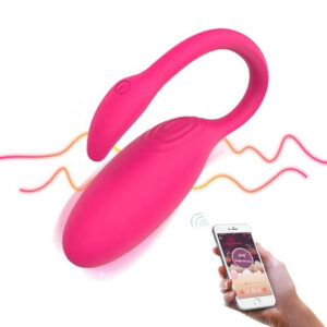 Trứng rung tình yêu thiên nga cao cấp Flamingo kết nối bluetooth