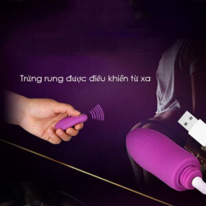 Trứng rung tình yêu MINI SAFAMI 7 tầng số pin sạc