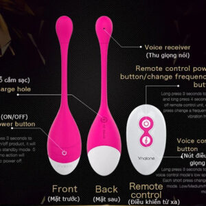Trứng rung tình yêu Nalon Sweetie điều khiển từ xa bluetooth