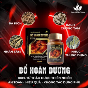 Mua 1 tặng 1-Viên bổ hoàn dương BHD PLUS X2 tăng sinh lý nam